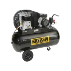 Compresseur d'air à piston 2 CV, 100L, 400 V Tri NUAIR 142210NU