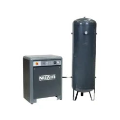 Compresseur d'air à piston insonorisé marche lente 7.5 CV, 500 L, 400 tri NUAIR 104230CNU