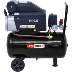 Compresseur d'air à piston 25L 8 bars 2.5 cv 220V KS TOOLS 165.0802