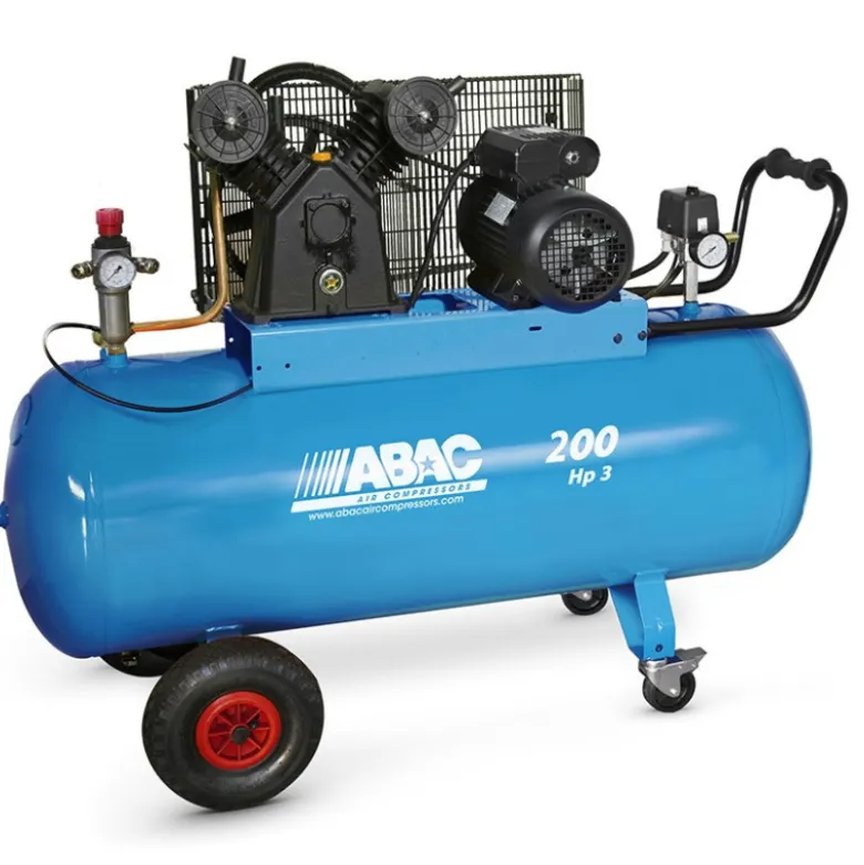 Compresseur d'air à piston 200L 3 Cv 9 Bar Série Line VCF ABAC 4116023705