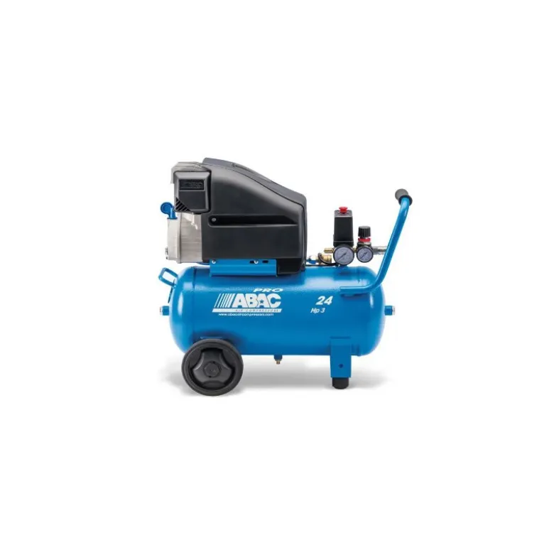 Compresseur d'air à piston 24L 3 CV 10 BAR PRO POLE POSITION L30P ABAC 1129100045