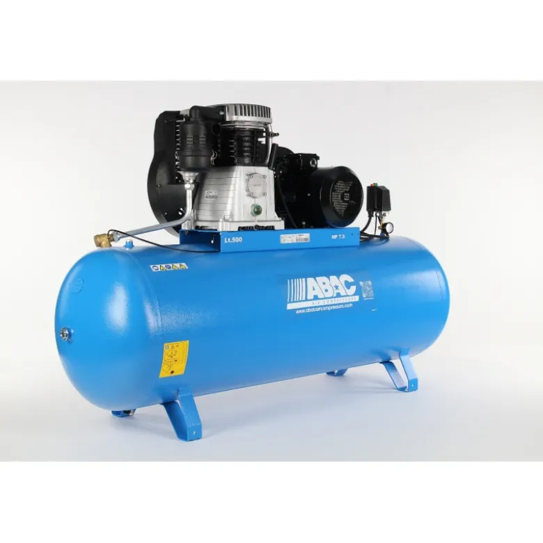 Compresseur d'air à piston 500L 7,5Cv 11Bar B7000 500 FT7.5 ABAC - 4116020852