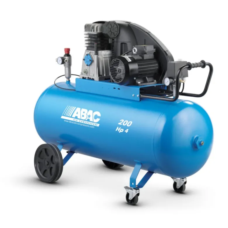 Compresseur d'air à piston 200L 4 Cv 10 bar 400v tri Série PRO A39B ABAC 4116028554