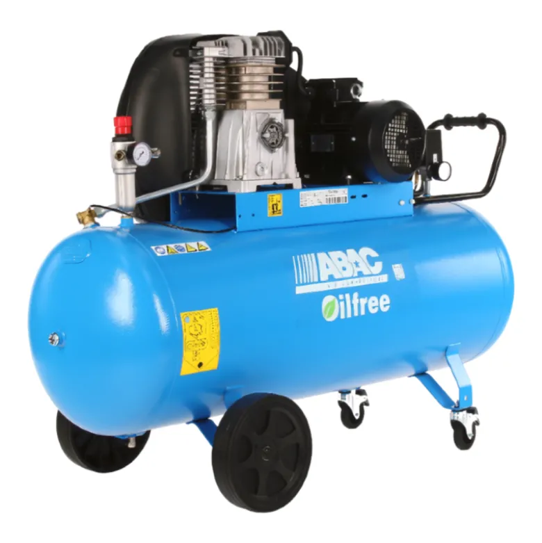 Compresseur d'air à piston 200L 3 CV 10 BAR Série zero PRO A39B 200 CT3 ABAC 4116028556