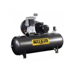 Compresseur d'air à piston marche lente 5,5 CV, 270 L, 400 V tri NUAIR 173202NU
