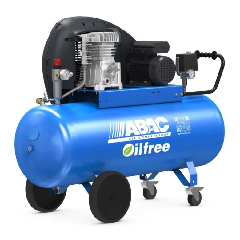 Compresseur d'air à piston sans huile 150L 3 Cv 10 bar Série Zero A39B-0 ABAC 4116028512