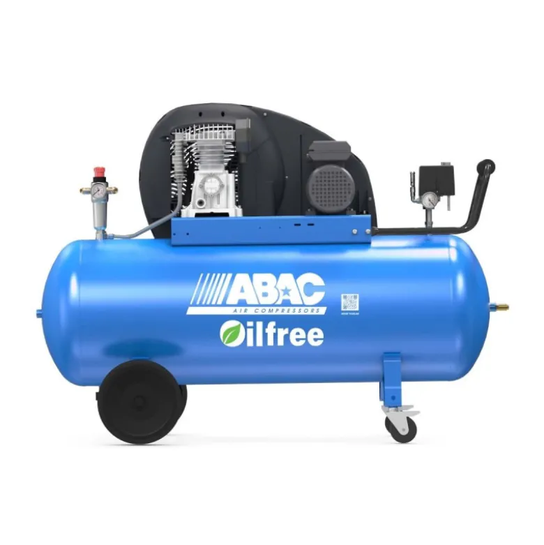 Compresseur d'air à piston sans huile 200L 3 Cv 10 bar Série Zero A29B-0 ABAC 4116028569