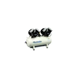 Compresseur d'air à pistons pour dentiste et labo DrS640/90F/FM/6T, 6 CV, 90 L - NUAIR 145520NU