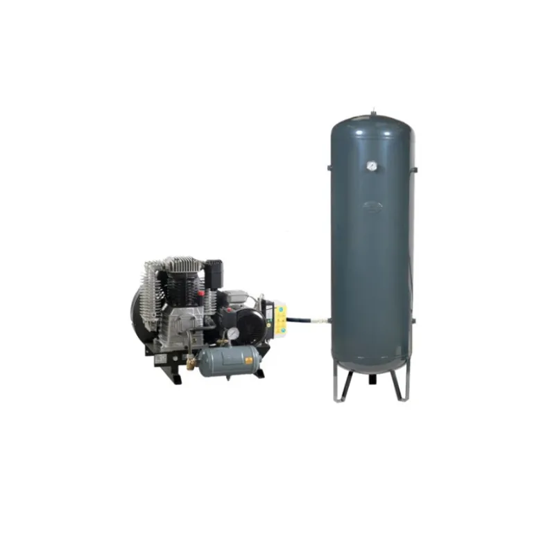 Compresseur d'air à piston sur plateau 7.5CV + réservoir 500L, 11 bar, 400V triphasé - NUAIR 104240CNU