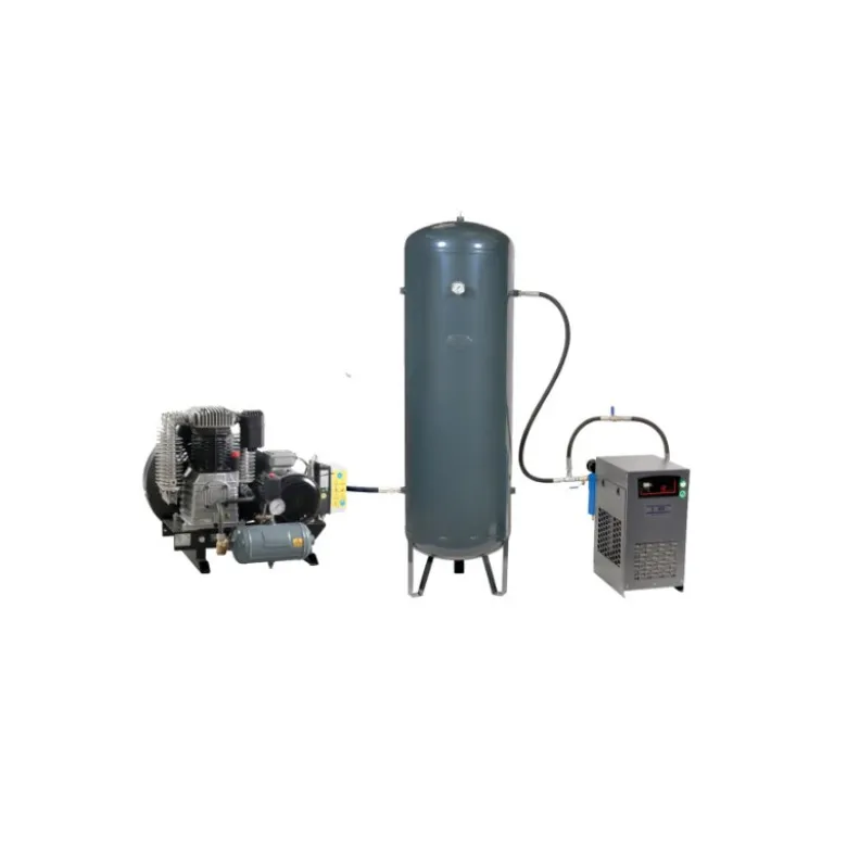 Compresseur d'air à piston sur plateau 7.5CV + réservoir 500L et sécheur d'air, 11 bar, 400V triphasé - NUAIR 104240MDNU