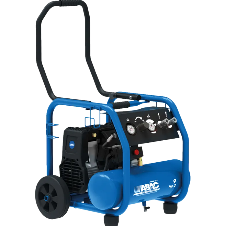Compresseur d'air portable et silencieux sans huile 9L 2 Cv 9 Bar Série OS ABAC 1129740300