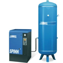 Compresseur d'air rotatif à vis + réservoir 500L 10 Cv 10 Bar Série SPINN ABAC SPINN 10*10V500