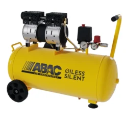 Compresseur d'air silencieux à piston 50L 1Cv 8 Bar 230V Mono 50Hz Monte Carlo XT Silent 10 ABAC - 1129981176