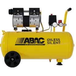 Compresseur d'air silencieux à piston 50L 1Cv 8 Bar 230V Mono 50Hz Monte Carlo XT Silent 10 ABAC - 1129981176