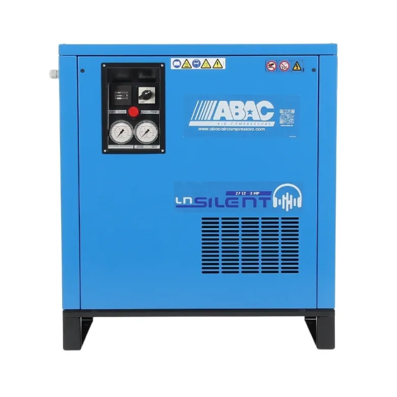 Compresseur d'air silencieux 27L 3 Cv 10 Bar Gamme LN ABAC 4116026329