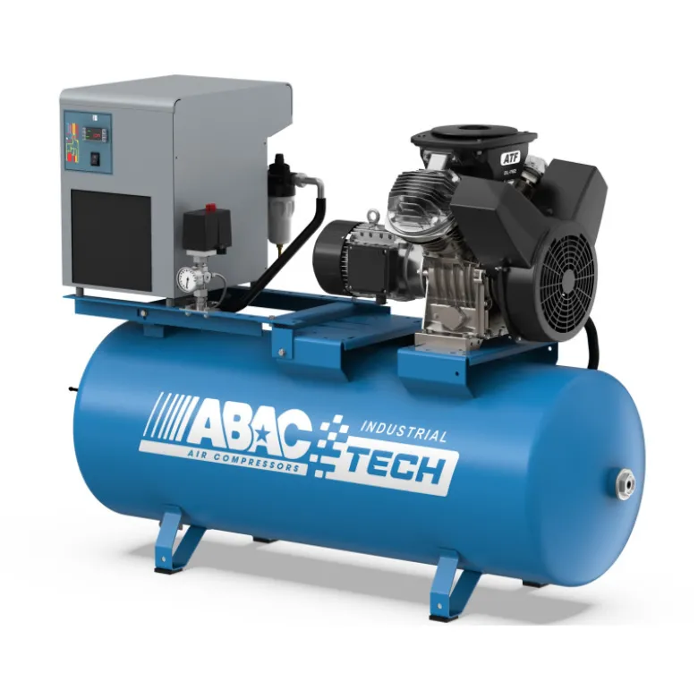 Compresseur d'air sur réservoir avec sécheur 270L 3CV 10 BAR ABAC Tech ATF 3 270D 10