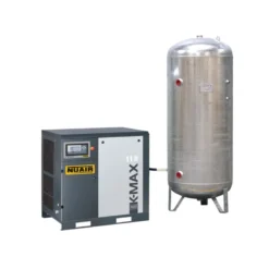 Compresseur d'air à vis 15 CV, 500 L, 400 V tri, 10 bar, NUAIR 251610CGNU