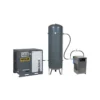 Compresseur d'air à vis 15 CV, 500 L, 400 V tri + sécheur, 10 bar NUAIR 251610MDNU