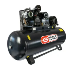 Compresseur à piston sur cuve 500L 10bars 380V tri 10Cv Sans sécheur d'air Tri-cylindre KS TOOLS - 165.0807F