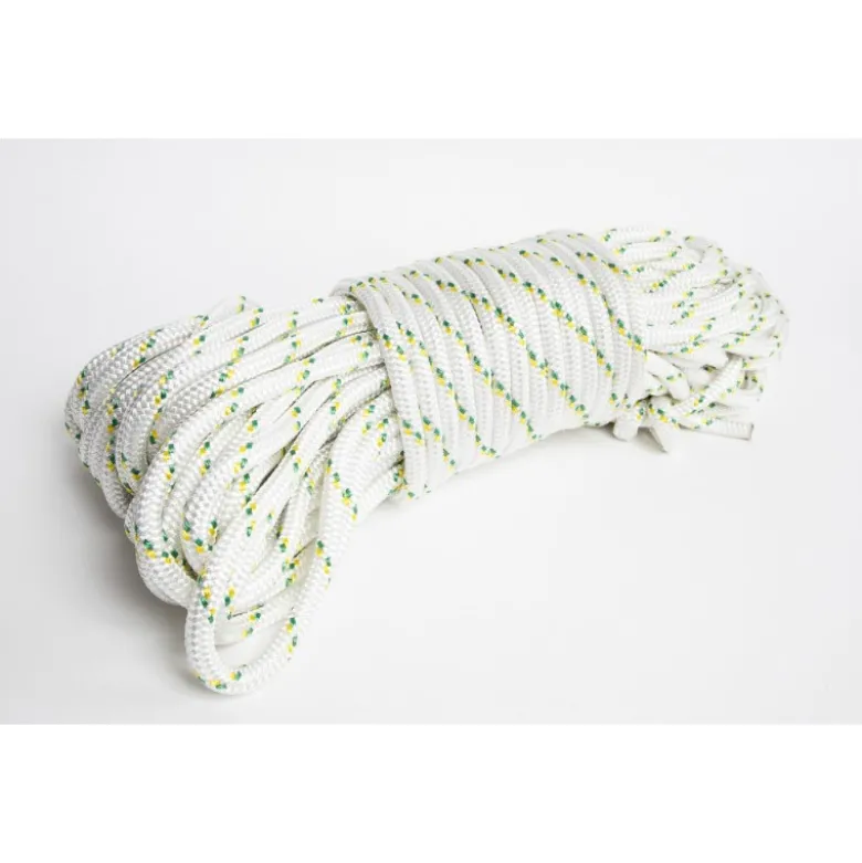 Corde de polyester double tresse 12mm x 50-100-200-300 M pour treuils Portable Winch