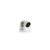 Coude 90° simple paroi inox 304 pour fuel ou gaz intérieur Ø125 à 300mm - SOVELOR
