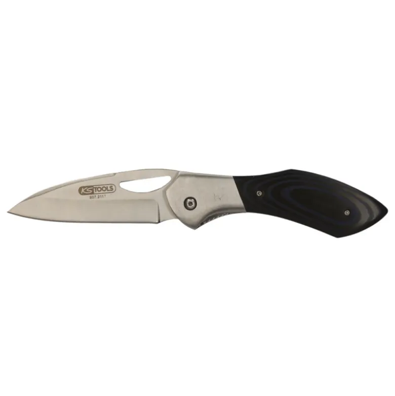 Couteau de poche manche micarta et acier inoxydable KS Tools 907.2117