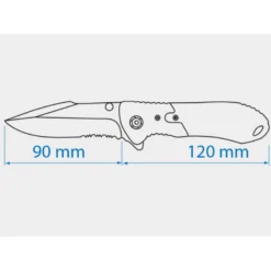 Couteau Pliant À Cran D'Arrêt L:210Mm King Tony - 794108A