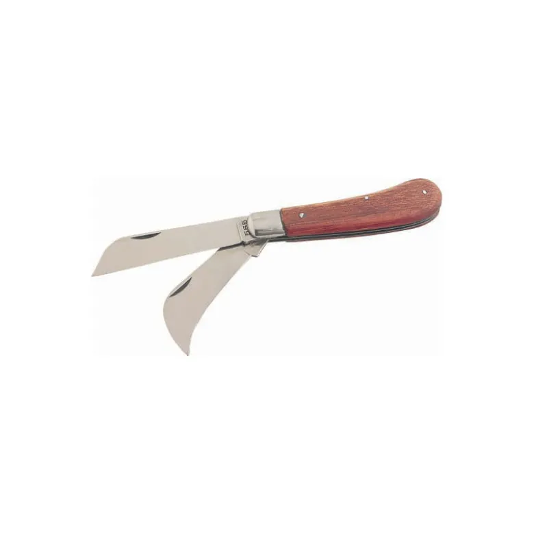 Couteau Pour Electricien 2 Lames Dont Une Serpette 70 Mm SAM Outillage - 371