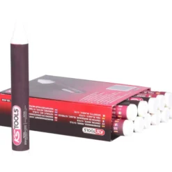 12 Crayons blancs de marquage pour pneus KS TOOLS 100.4050
