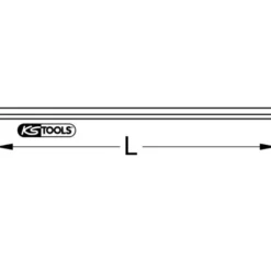 12 Crayons pour surface humide L.250mm KS TOOLS 300.0072