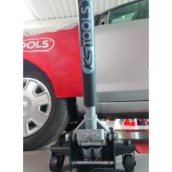 Cric acier 2 Tonnes extras-bas doubles roues avant KS TOOLS 161.0372