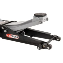 Cric acier 2 Tonnes extras-bas doubles roues avant KS TOOLS 161.0372