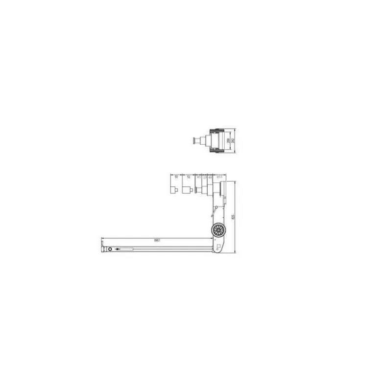 Cric hydropneumatique 15-30-50t CLAS OH 5030N