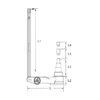 Cric hydro-pneumatique 80T/50T KS TOOLS 160.0745