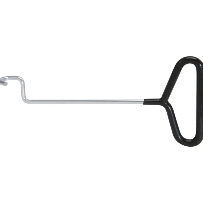 Crochet double coudé pour silent bloc d'échappement KS TOOLS 150.1240