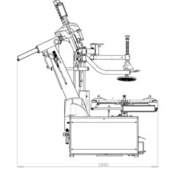 Demonte pneus doigt pneumatique 13-28