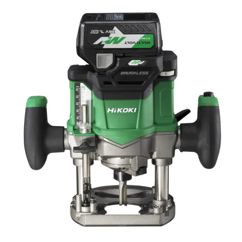 Défonceuse 36V 6/8/12 mm - Avec 2 batteries et chargeur HIKOKI - M3612DAWPZ