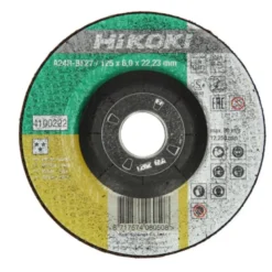 Disque à ébarber pour métal et Inox Ø125 x 6 déporté (x10) Hikoki - 4100222