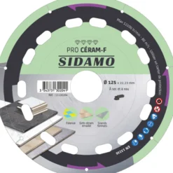 Disque Diamant D125 PRO CERAM-F SIDAMO - 11130204