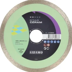 Disque Diamant et Carbure à couronne continue 125 mm STAR CÉRAM 11130033