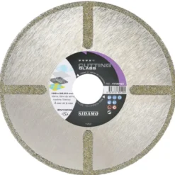Disque Diamant et Carbure à couronne continue 125 mm CUTTING GLASS SIDAMO 11130120