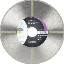 Disque Diamant et Carbure à couronne continue 200 mm CUTTING GLASS SIDAMO 11130122