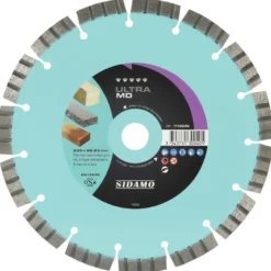 Disque Diamant et Carbure à segment ULTRA MD 230 mm Tronçonnage matériaux durs SIDAMO 11130040