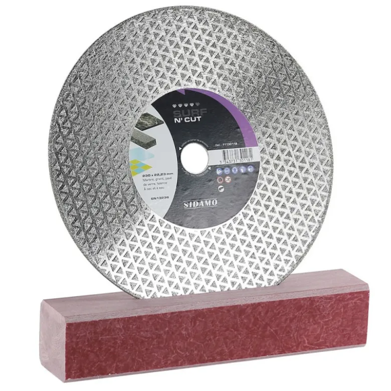 Disque Diamant et Carbure à segment 230 mm SURF N'CUT alésage M14 SIDAMO 11130119