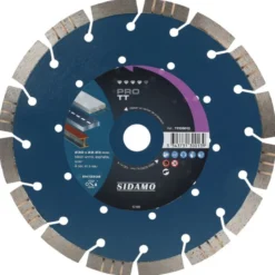 Disque Diamant 230 mm à segment PRO TT Tronçonnage Béton/Acier/Granit/Asphalte/Fonte SIDAMO 11130013