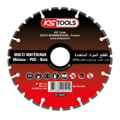Disque Diamant Métaux-PVC-Bois (AVR) 125 mm KS TOOLS - 337.3003F
