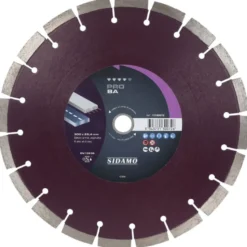 Disque diamant PRO BA 300 mm Béton / Asphalte SIDAMO - Alésage 25.4 mm 11130072