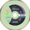Disque Diamant PRO CERAM E - D 180 mm / Alésage 22,23 mm pour coupe à eau sur scies SIDAMO 11130164