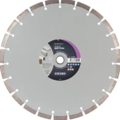 Disque diamant à segment D 350 mm / Alésage 25,4 mm PRO BETON SIDAMO 11130051
