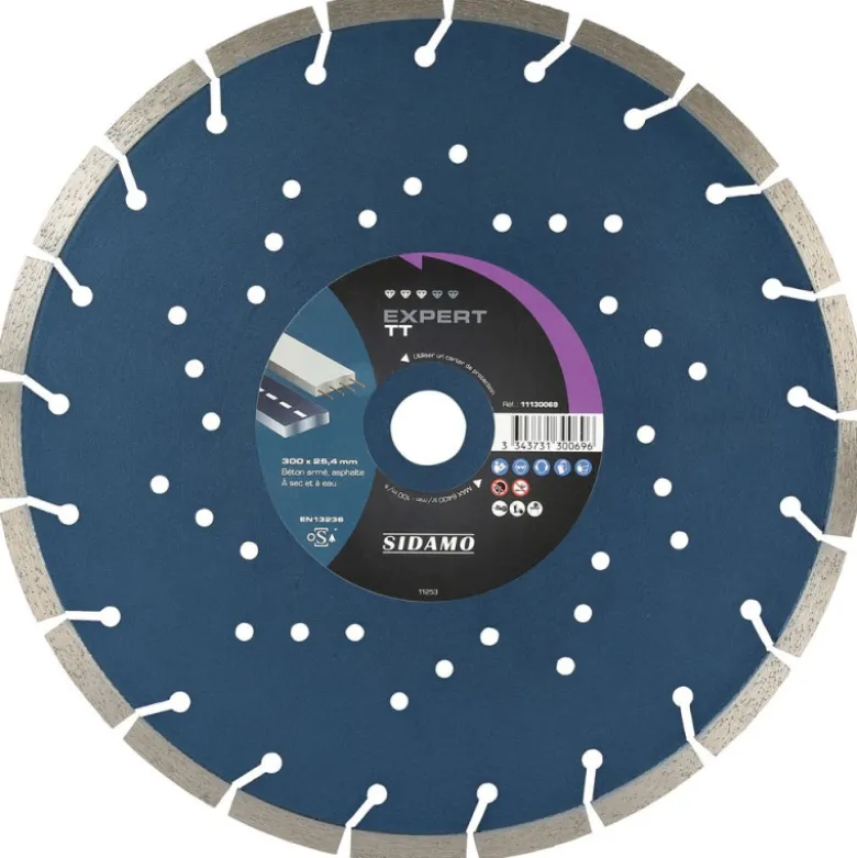 Disque Diamant à segment EXPERT TT D 350 mm / Alésage 20 SIDAMO 11130147